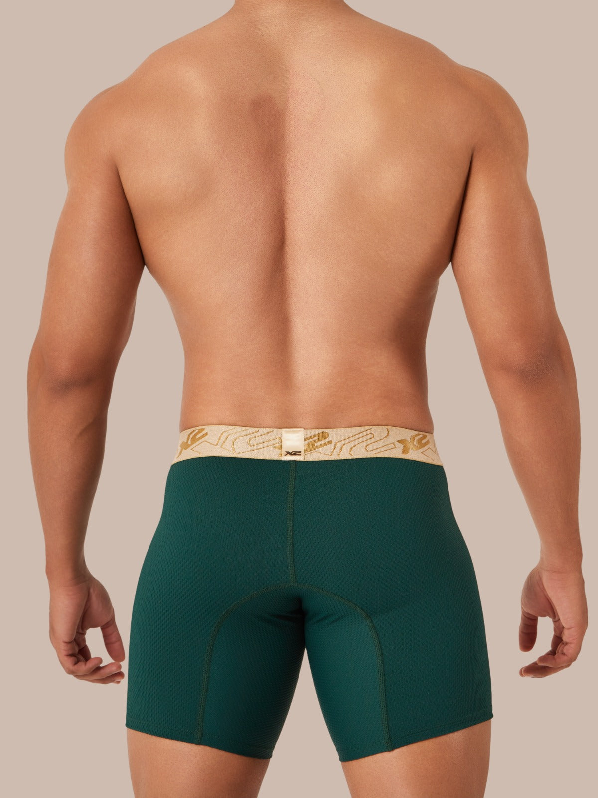 Boxer X2 Underwear Camel Medio Microfibra