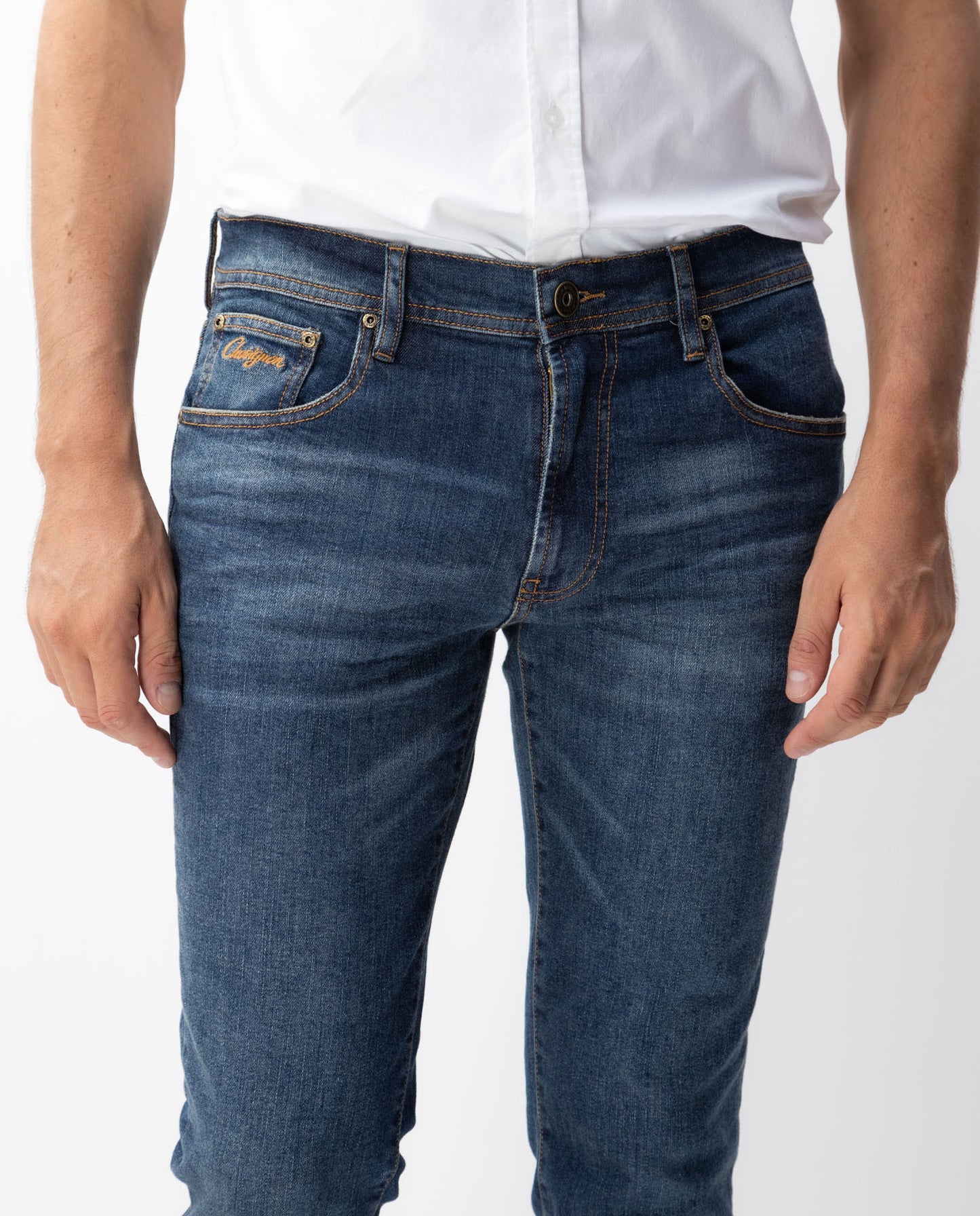 Jean Hombre Chevignon 3308004 Straight Fit Azul Medio