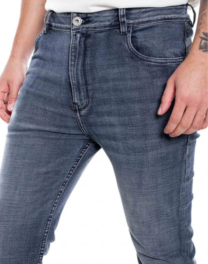 Jean Hombre Color Blue 331403 Slim Fit Azul Medio