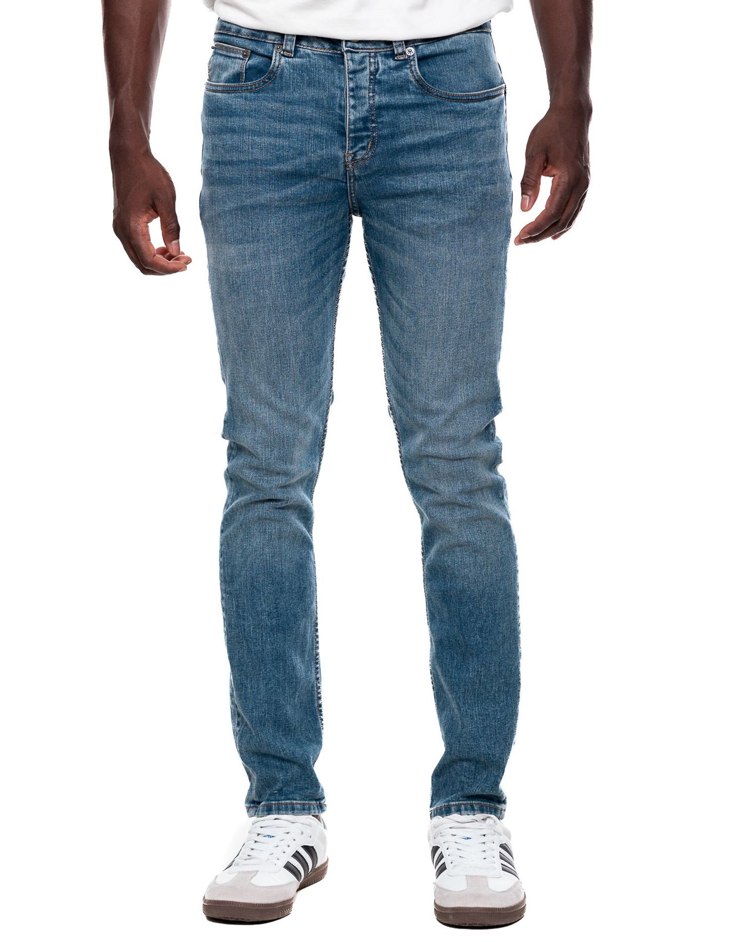 Jean Hombre Color Blue 331407 Slim Fit Azul Medio