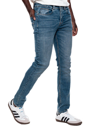 Jean Hombre Color Blue 331407 Slim Fit Azul Medio