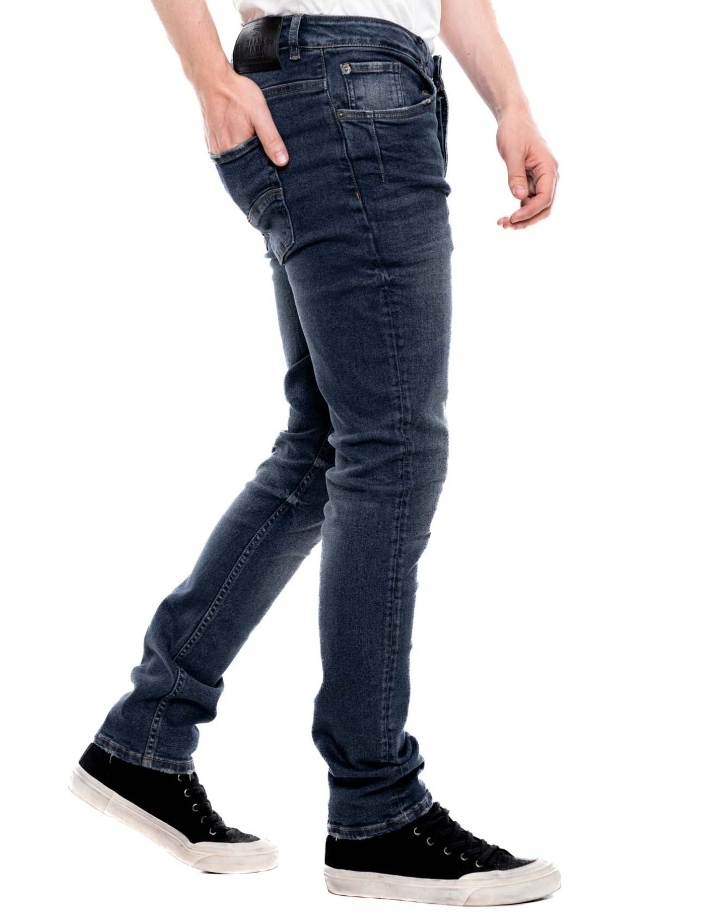 Jean Hombre Color Blue 341404 Slim Fit Azul Oscuro