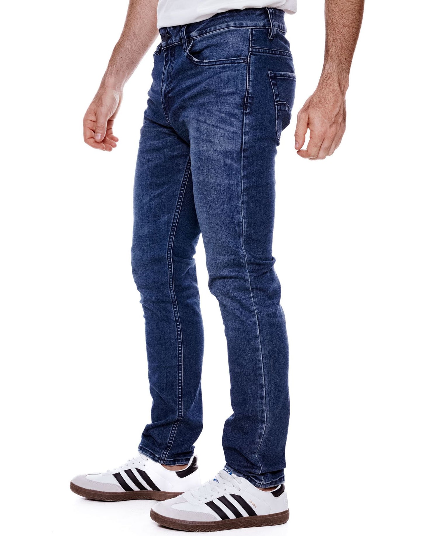 Jean Hombre Color Blue 411403 Slim Fit Azul Medio