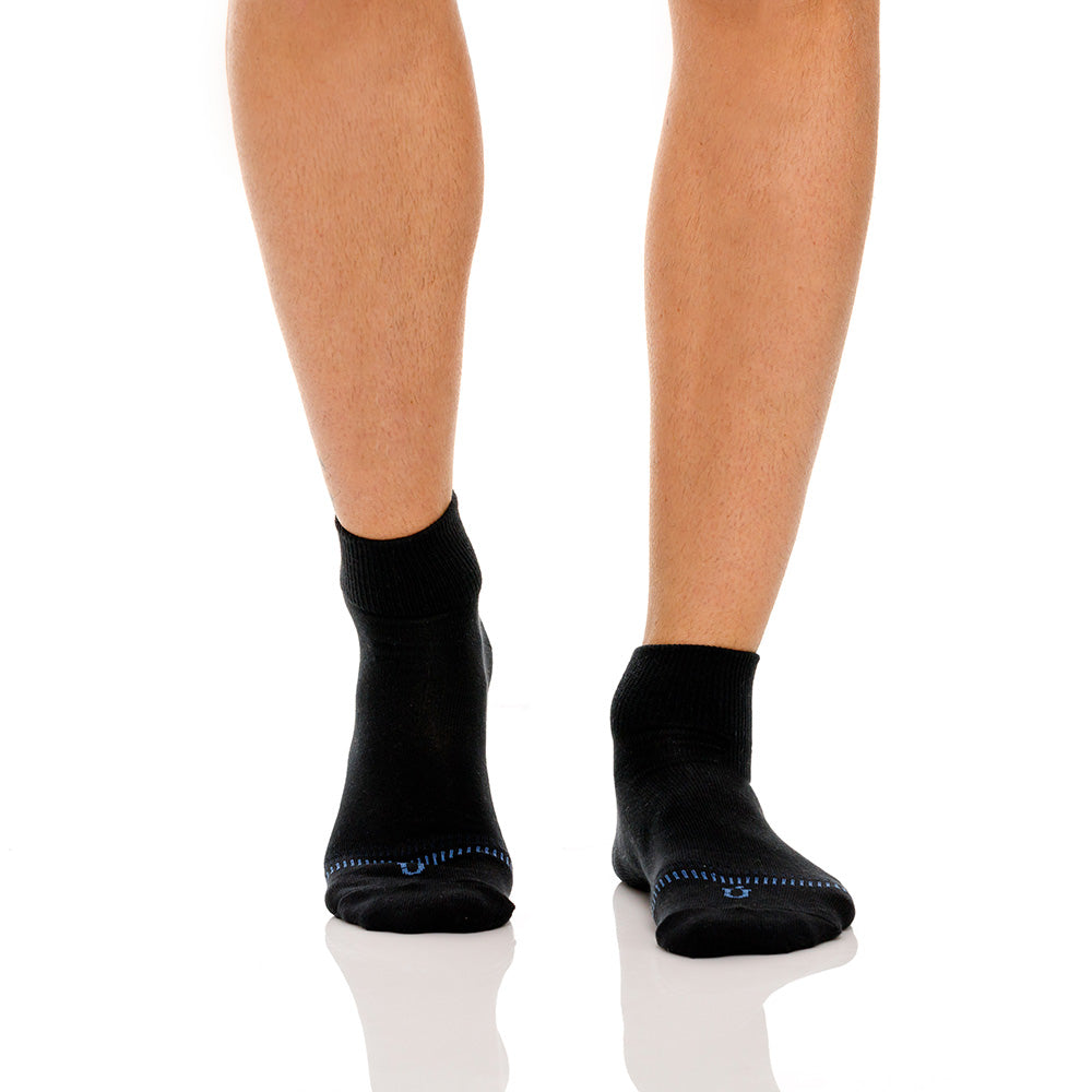 Media Unico Tobillera Onyx Negro