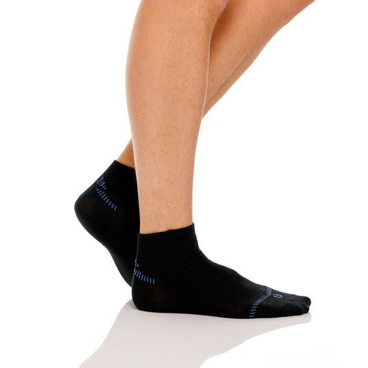 Media Unico Tobillera Onyx Negro