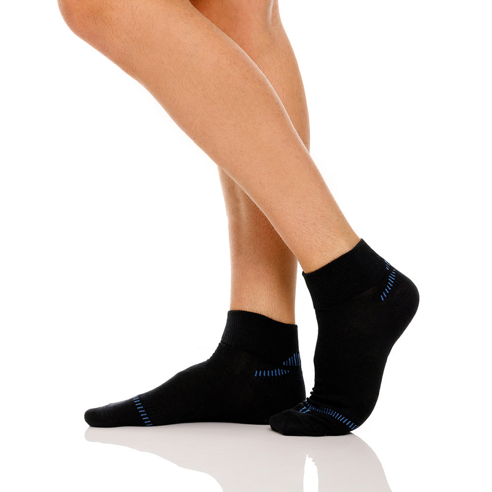 Media Unico Tobillera Onyx Negro