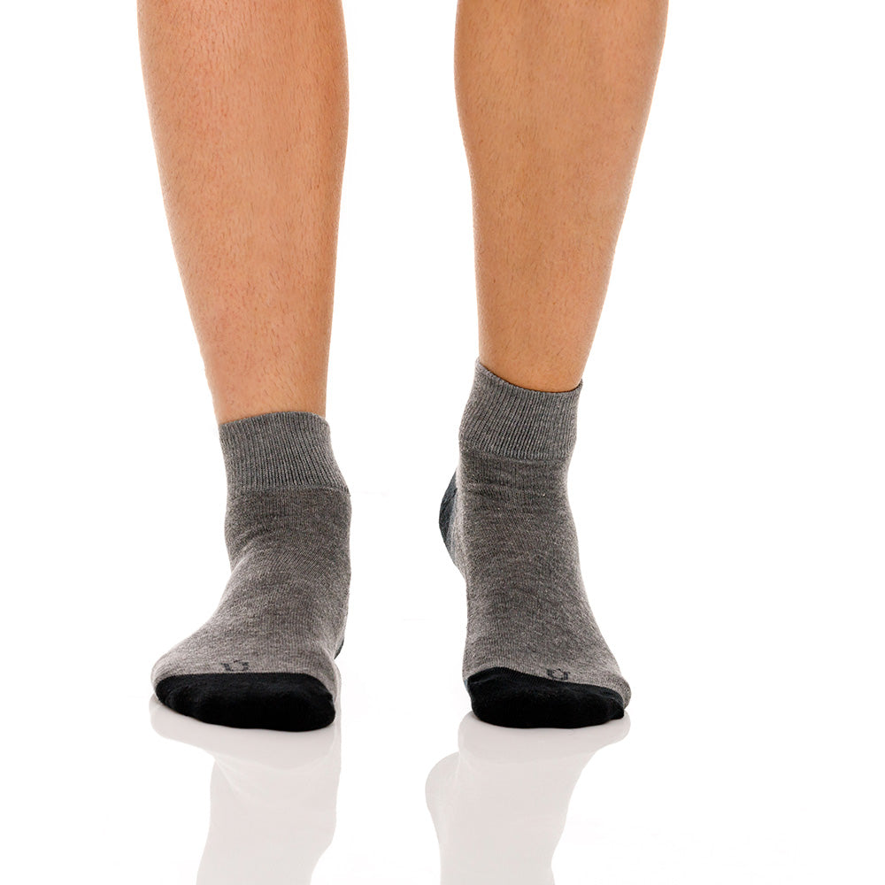 Media Unico Tobillera Musgo Gris