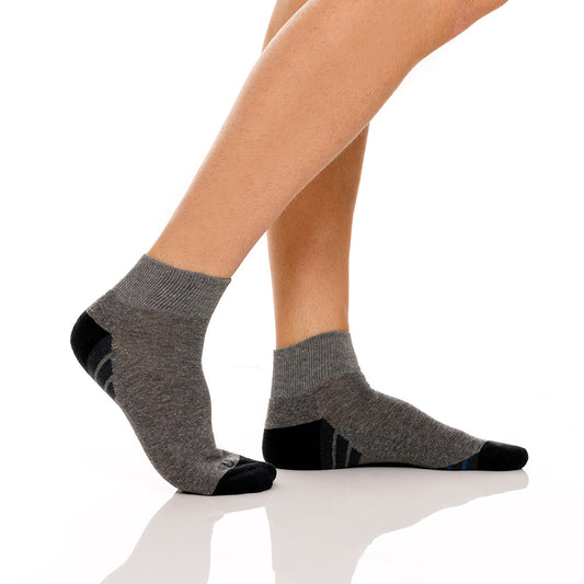 Media Unico Tobillera Musgo Gris