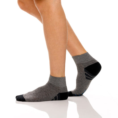 Media Unico Tobillera Musgo Gris