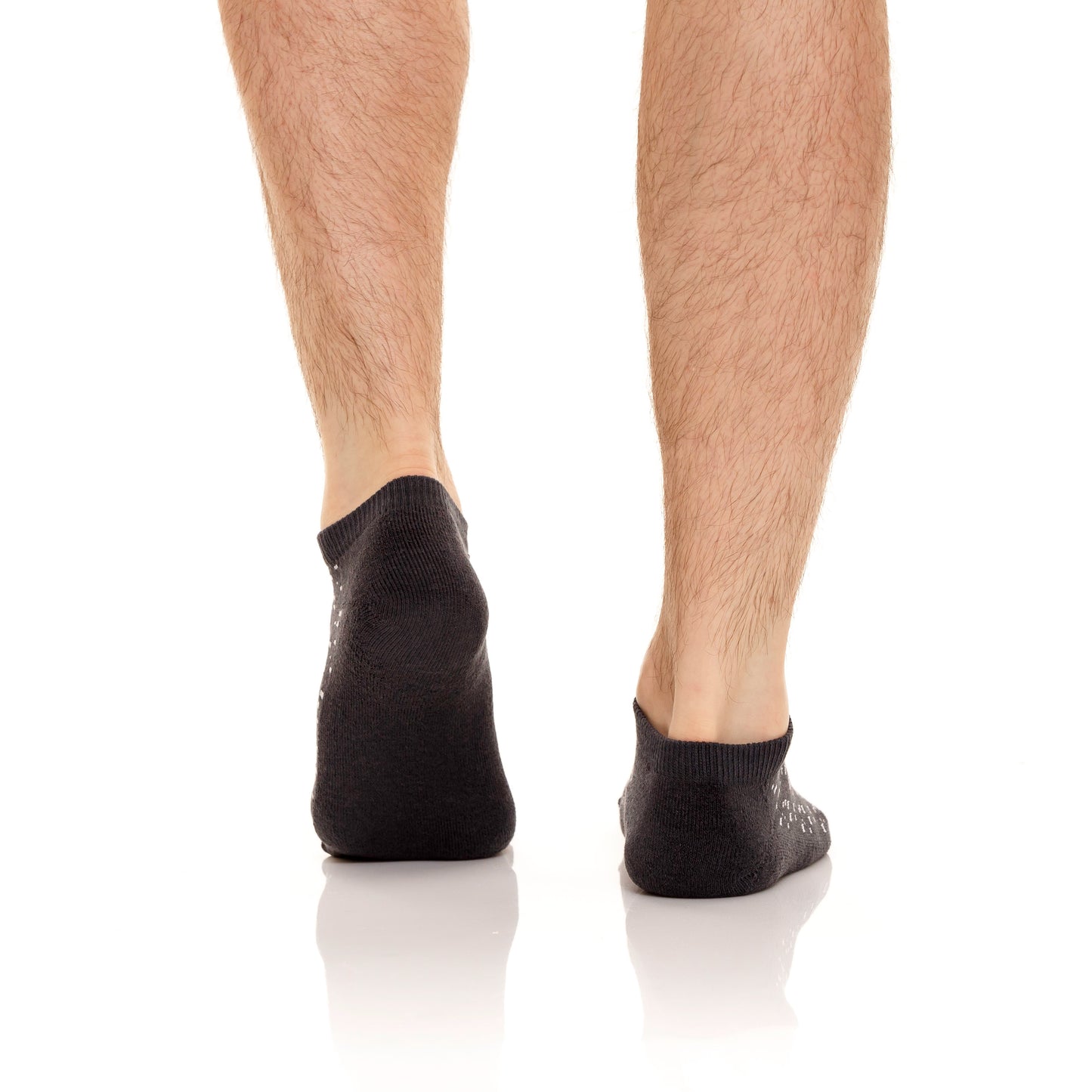 Media Unico Talonera Mini Puntos Gris Oscuro