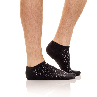 Media Unico Talonera Mini Puntos Gris Oscuro