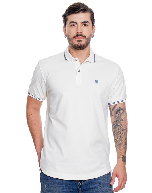 Camiseta Polo Color Blue 332702 Crudo