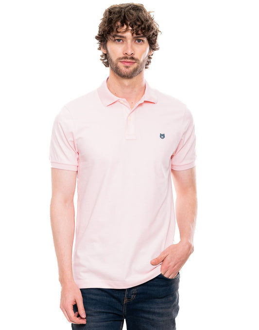 Camiseta Polo Color Blue 342903 Slim Rosa