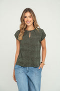 Blusa Ragstyle Pf31113826 Palmer Verde Militar