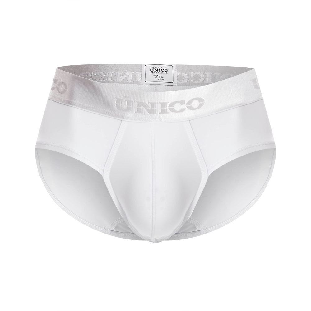 Brief Unico Clasico Cristalino M22 Microfibra Blanco