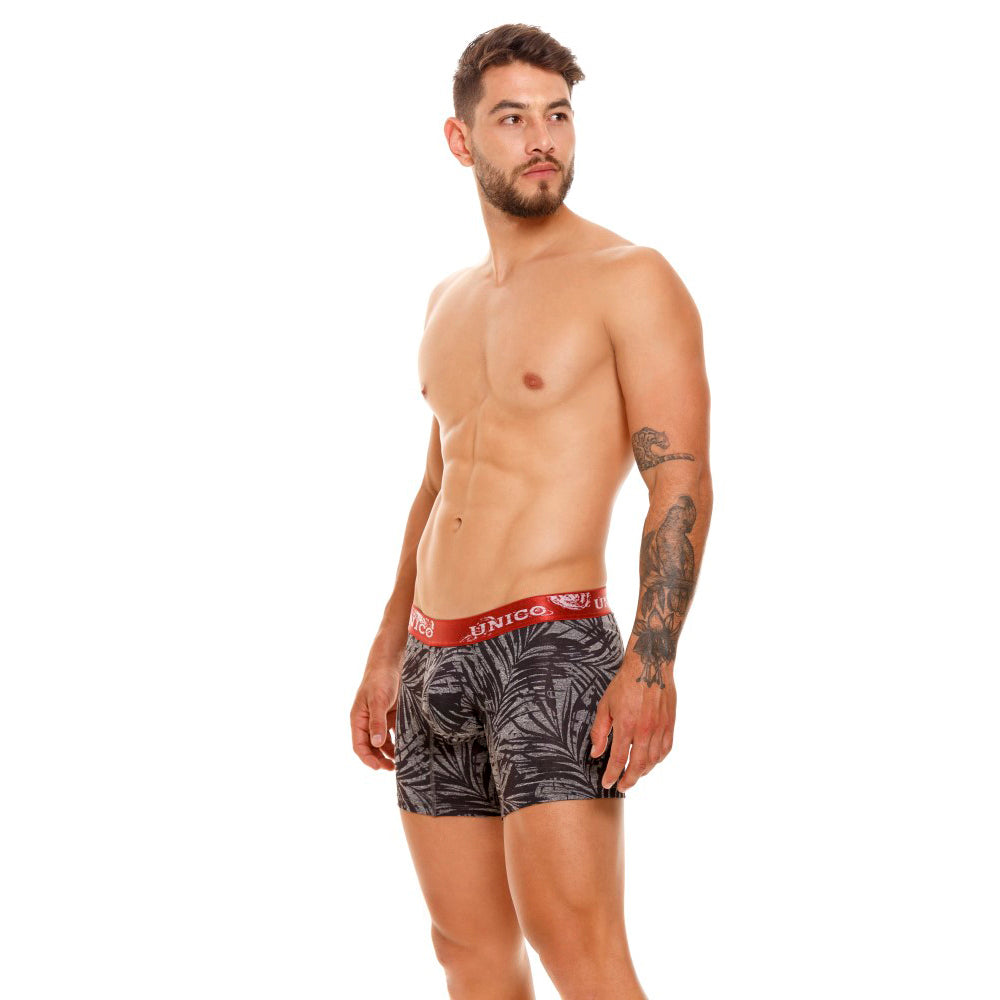 Boxer Unico Enramado Medio Microfibra