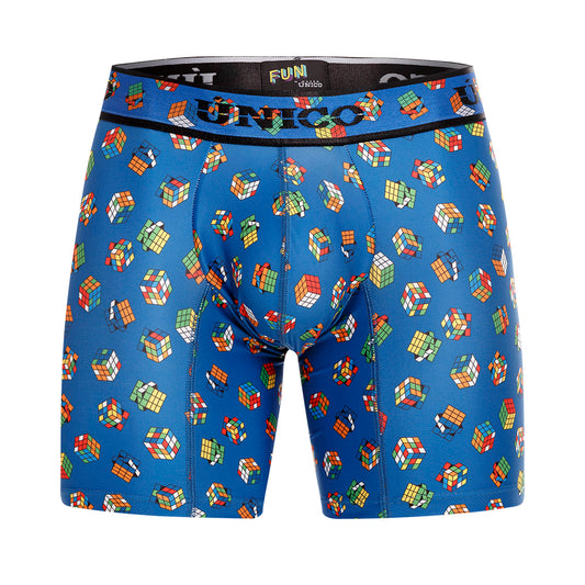 Boxer Unico Fun Cubo Rubik Medio Microfibra