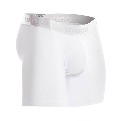 Boxer Unico Clasico Cristalino M23 Medio Microfibra Blanco