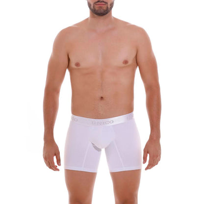 Boxer Unico Clasico Cristalino M23 Medio Microfibra Blanco
