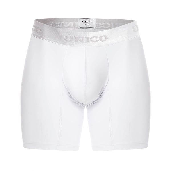 Boxer Unico Clasico Cristalino M23 Medio Microfibra Blanco