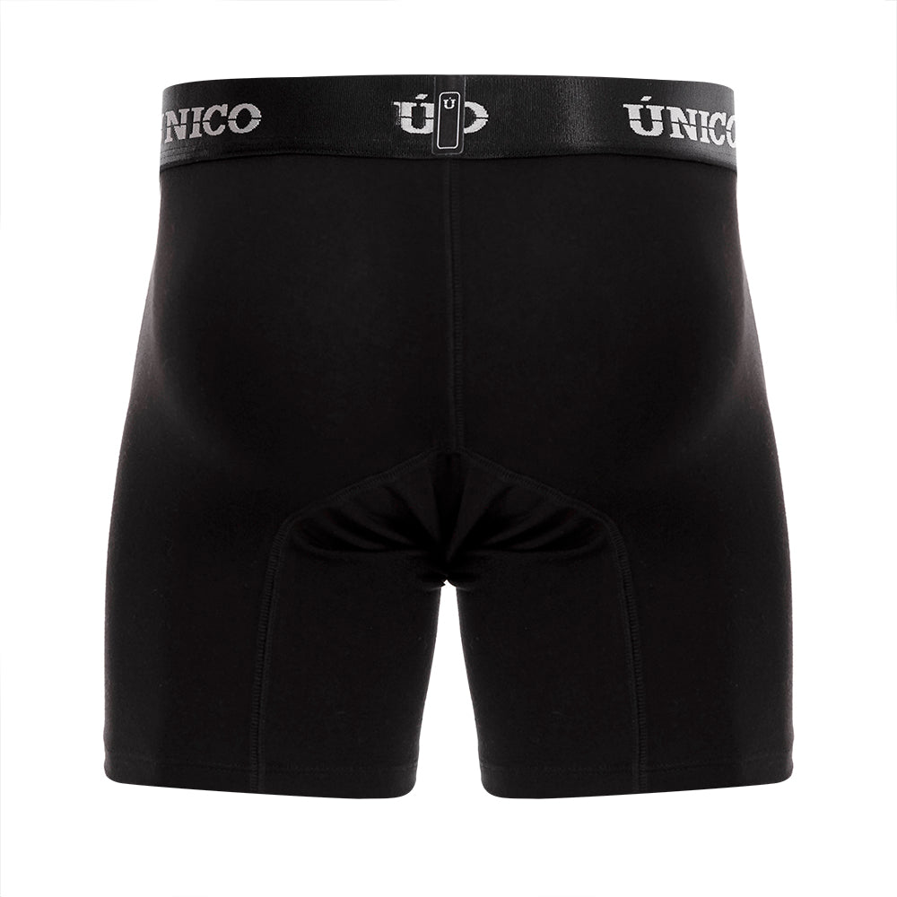 Boxer Unico Clasico Intenso A23 Medio Algodon Negro