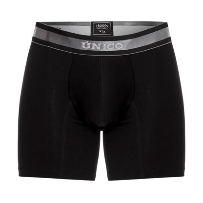 Boxer Unico Clasico Nebuloso A23 Medio Algodon Negro