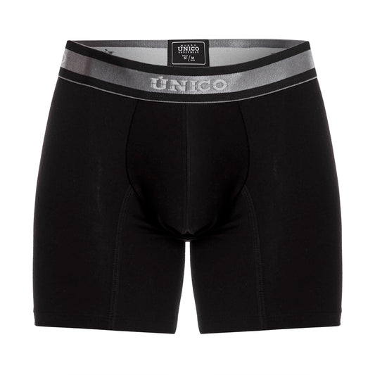 Boxer Unico Clasico Nebuloso A23 Medio Algodon Negro
