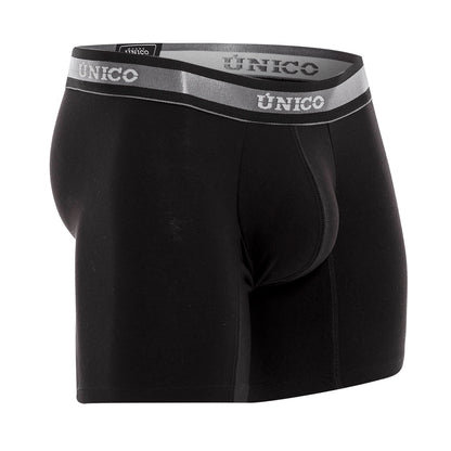 Boxer Unico Clasico Nebuloso A23 Medio Algodon Negro