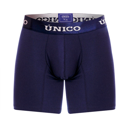 Boxer Unico Clasico Profundo A23 Medio Algodon Azul Oscuro