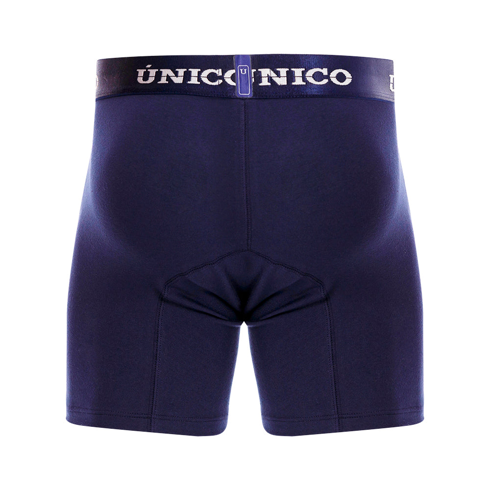 Boxer Unico Clasico Profundo A23 Medio Algodon Azul Oscuro
