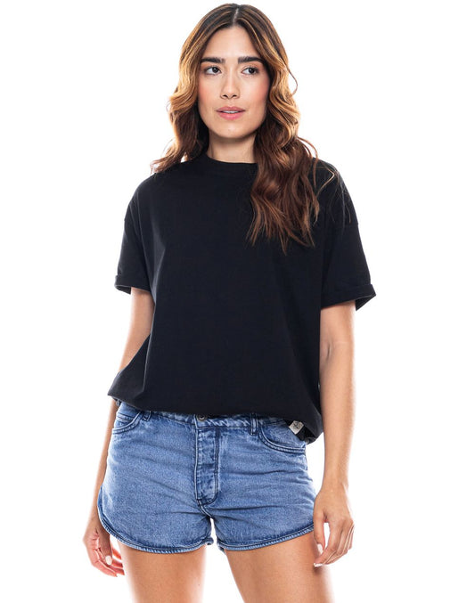 Camiseta Dama Color Blue 2I4303 Negro