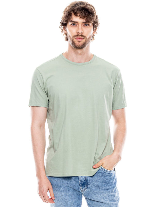 Camiseta Cuello Redondo Color Blue 312304 Verdementa