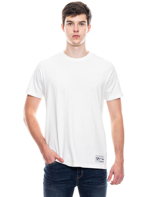 Camiseta Cuello Redondo Color Blue 322314 Crudo