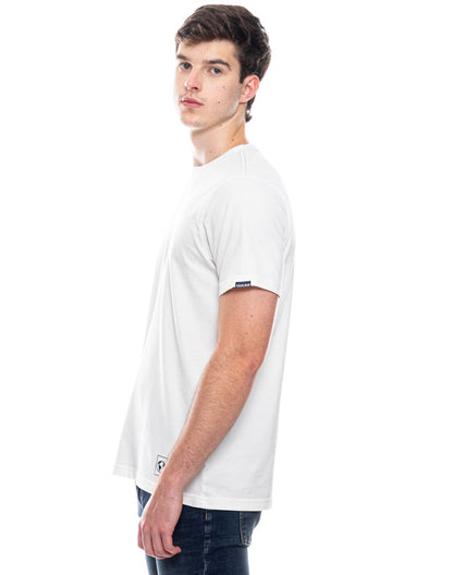 Camiseta Cuello Redondo Color Blue 322314 Crudo