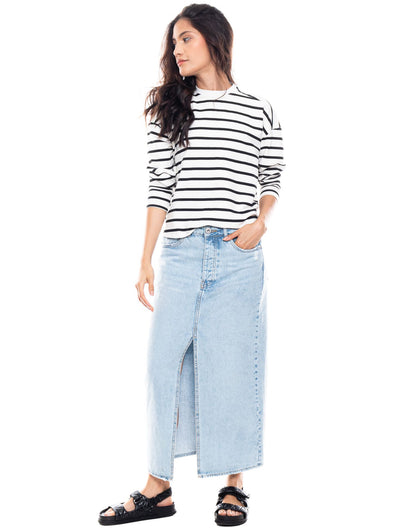 Falda Color Blue 323902 Azul Claro