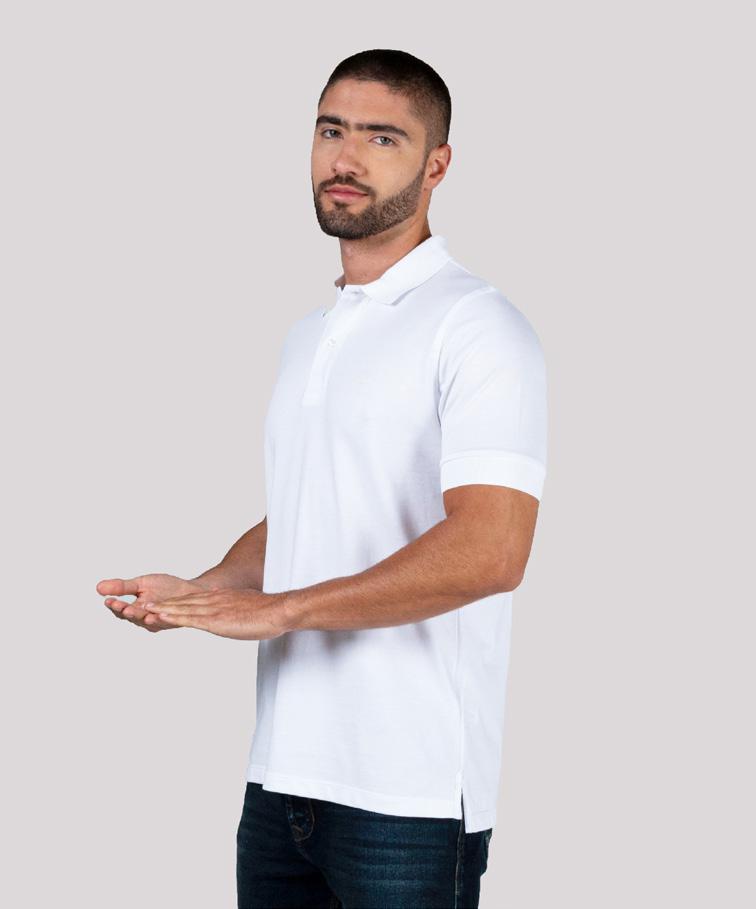 Camiseta Polo Oxford 022303 Blanco