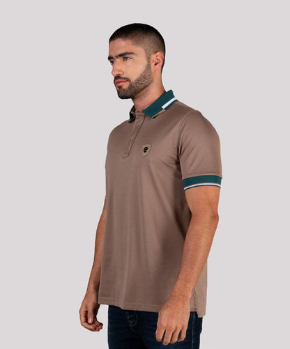 Camiseta Polo Oxford 022395 Cafe