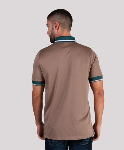 Camiseta Polo Oxford 022395 Cafe