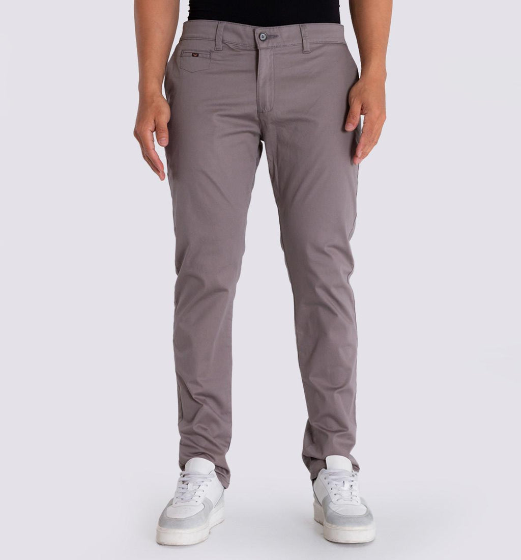 Pantalon Hombre Oxford 060747 Gris Claro