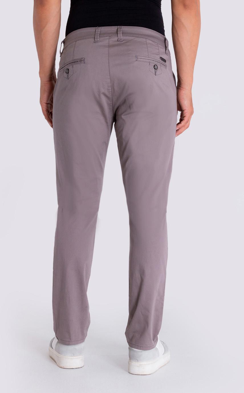 Pantalon Hombre Oxford 060747 Gris Claro