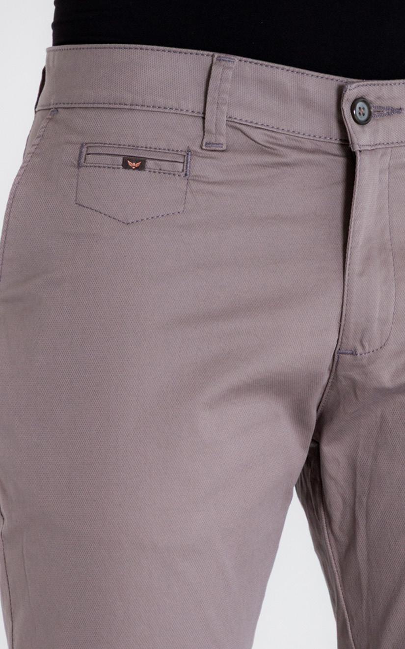 Pantalon Hombre Oxford 060747 Gris Claro