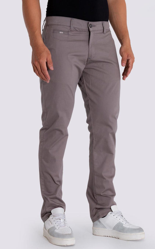 Pantalon Hombre Oxford 060747 Gris Claro