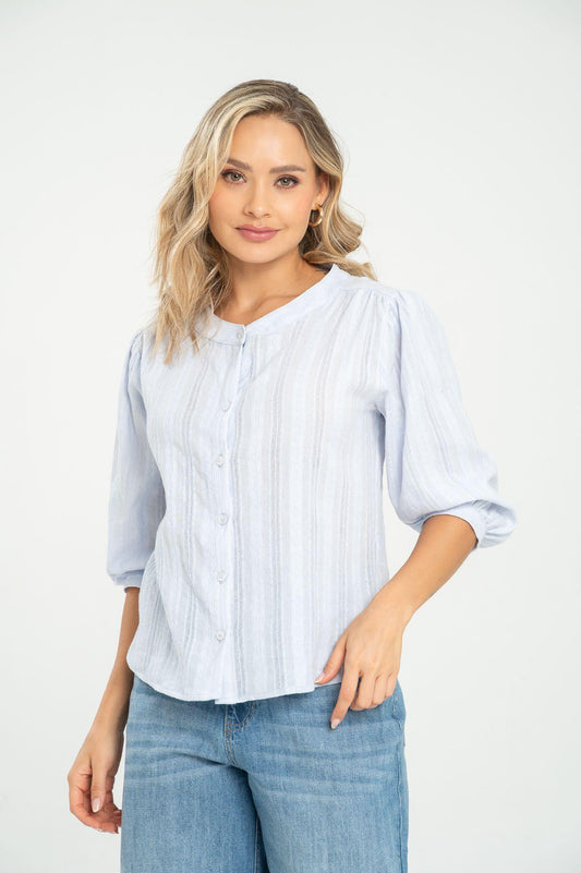 Blusa Ragstyle Pf31113662 Brisa Azul Claro