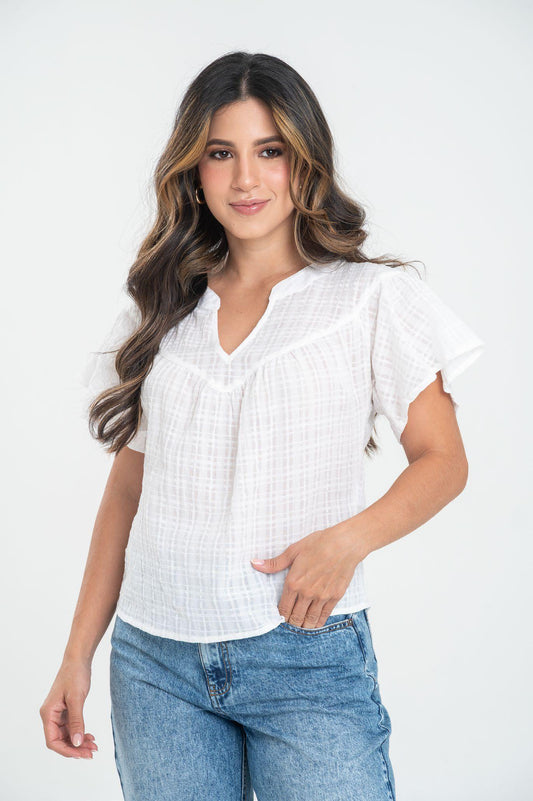 Blusa Ragstyle Pf31113683 Marruecos Blanco Crudo