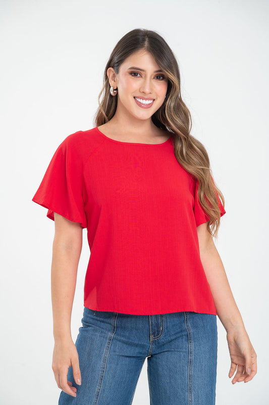 Blusa Ragstyle Pf31113622 Oporto Rojo Puro