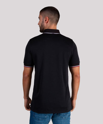 Camiseta Polo Oxford 022385 Negro