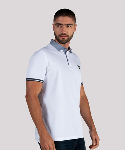 Camiseta Polo Oxford 022297 Blanco