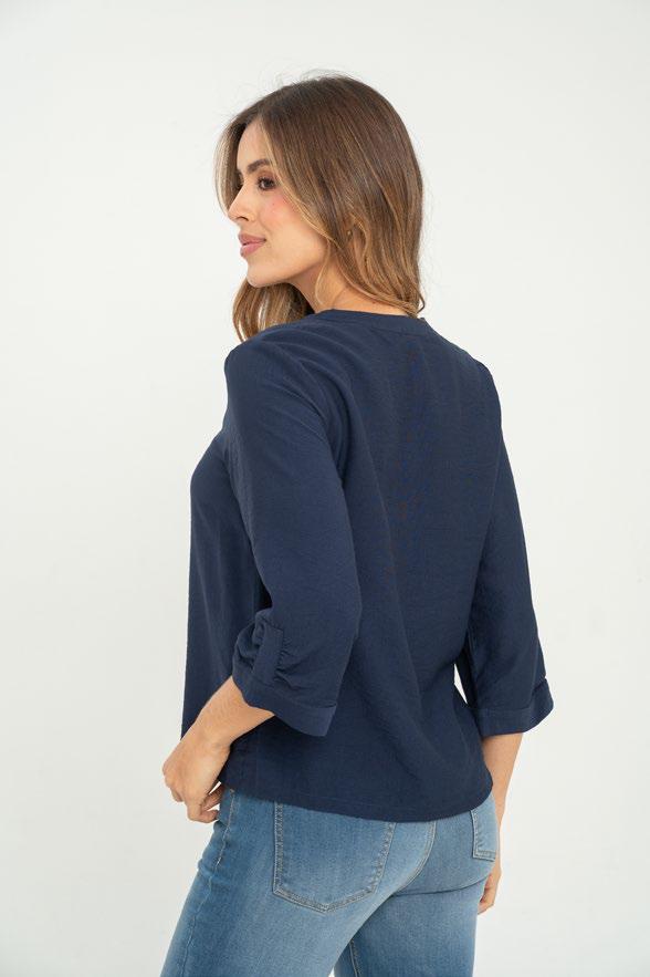 Blusa Ragstyle Pf31113815 Maijal Azul Oscuro