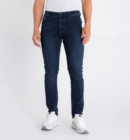 Jean Hombre Oxford 012052 Slim Fit Azul Oscuro