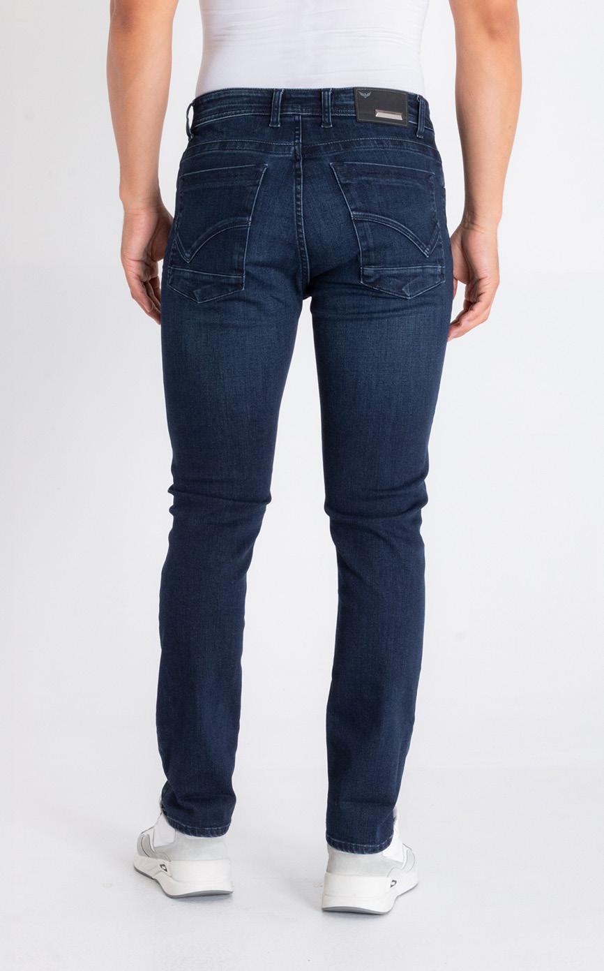 Jean Hombre Oxford 012052 Slim Fit Azul Oscuro